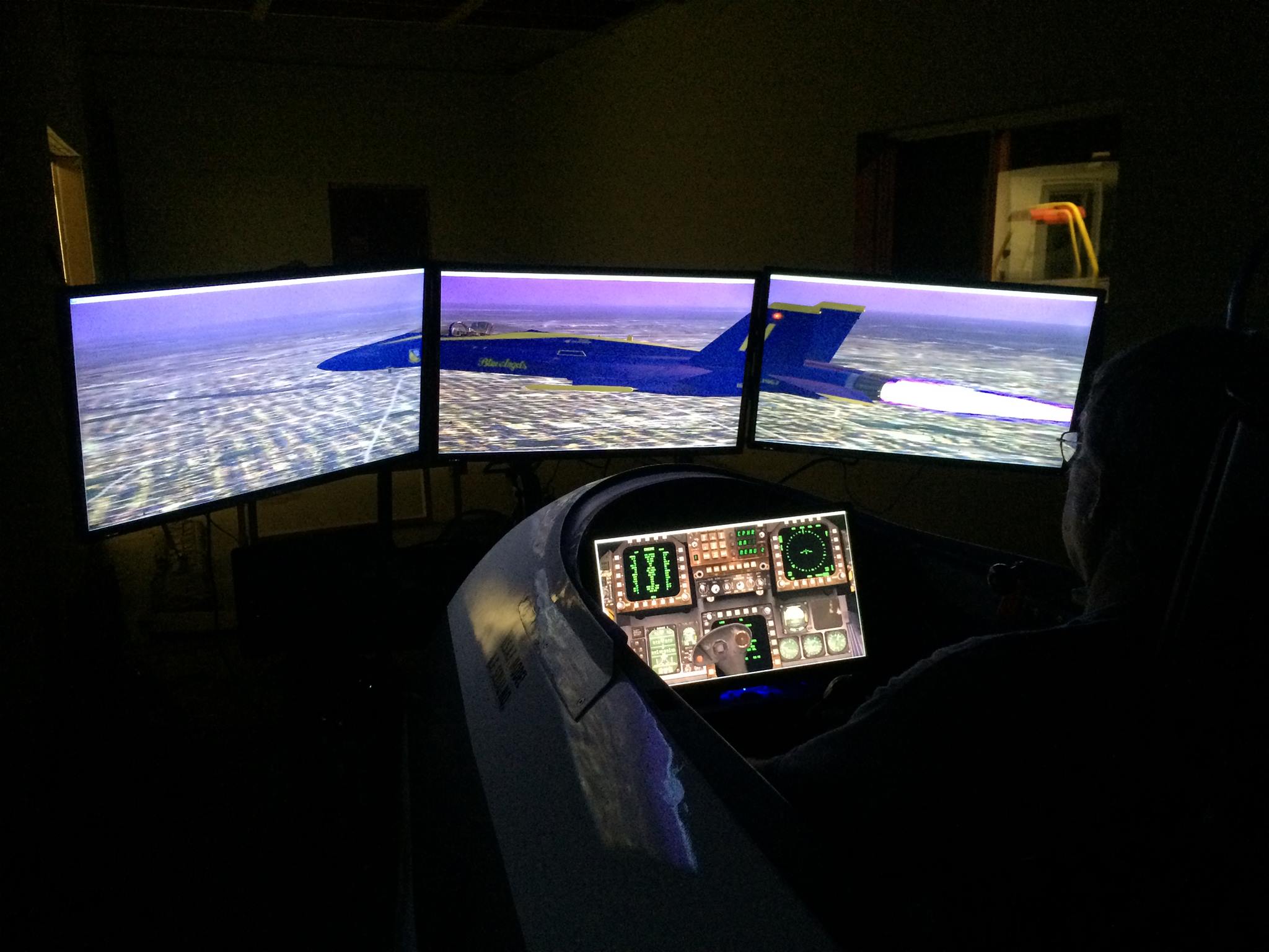 Multi-Screen Flight Simulator Experience